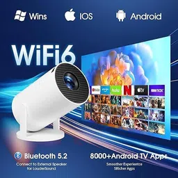 WENGONVILA Portable LED Projector Full HD 1080p with Remote Control, WiFi and HDMI Support (300 lm / 1 Speaker / Wireless / Remote Controller) Portable Projector-picture-18