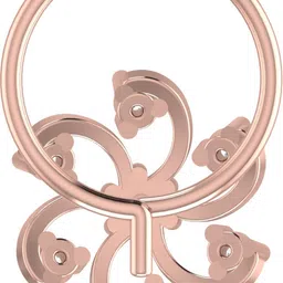 avsar Srija 14kt Cubic Zirconia Rose Gold Nose Wire image 5