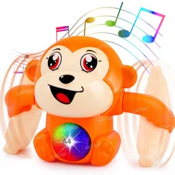 mahi zone Dancing Monkey Musical Toy for Kids with Light, Sound and Touch Sensor MON38 image 1