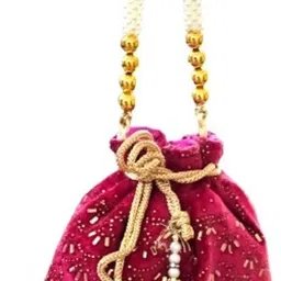 sunesh creation Women Multicolor Potli-picture-14