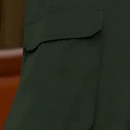 tripr Men Solid Dark Green Track Pants image 5