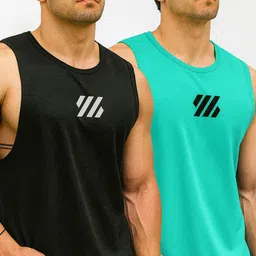 dashzone Pack of 2 Men Vest image 1