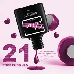 beauty people Diva Nail Polish, 21-Free Formula, Vibrant Shade, Orchid Blush, 8ml Orchid Blush image 5