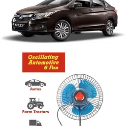 genipap Oscillating Fan 6 Inch 12V Automotive For Car/Truck/Auto rickshaw-PKN0787 Car Interior Fan-picture-22