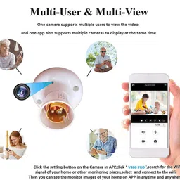 SIFATECH SIFATECH Bulb Holder Camera – Compact, Stable & Portable Security Camera image 4