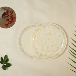aurka Pack of 2 Melamin 12 Inch Plate For Daily Use Pack of 2 Microwave Safe Dinner Set image 3