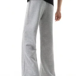 dockstreet Men Loose Fit Grey Cotton Blend Trousers image 5