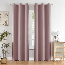 homemonde 152.4 cm (5 ft) Polyester Blackout Window Curtain (Pack Of 2)-picture-11