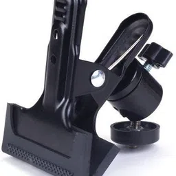MILLETS Black Metal Photo Studio Flash Spring Clamp Clip Mount With Ball Head Flash Shoe Adapter image 3