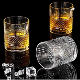 ts rathour (Pack of 6) Crystal Whiskey Glass Set Glass Set Glass Set Wine Glass-picture-17