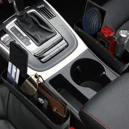 elv Car Storage for Smartphones, Cards, Wallet, Coins, Keys, Mobile, Glasses etc. Car Multi Pocket image 4