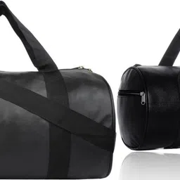 rocketsale 20 L Gym Duffel Bag - DB_UNISEX GYMER BAG COOL LOOK BLACK COLOR 5001 - Black, Black-picture-42