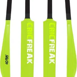 Cricfreak Green Heavy Duty Tennis Ball Lemon Cricket Bat Size 3(28"x4"x1.76") PVC/Plastic Cricket Bat For 8 Yrs-image-25