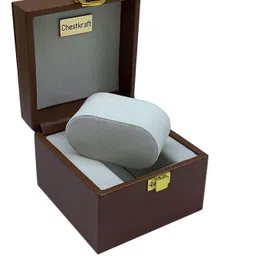 chestkraft Portable Single Watch Display Case Organiser Box Made in Faux Leather and Suede Watch Box image 4