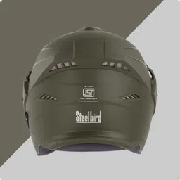 steelbird SBH-23 Hunter ISI Certified Open Face Motorbike Helmet image 5