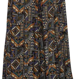 tnq Women Flared Beige Viscose Rayon Trousers image 2