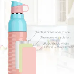 speack 900 ml Plastic, Stainless Steel Bottle image 2