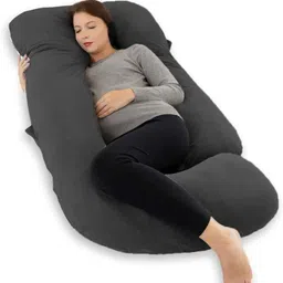 angel mommy Luxurious Imported Velvet Microfibre Solid Pregnancy Pillow Pack of 1-picture-26