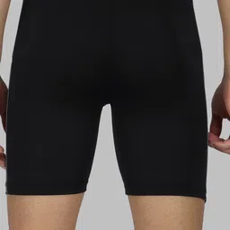 ninq Solid Men Black Tights image 2