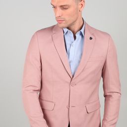 killer Men Self Design Single Breasted Casual Blazer-picture-7