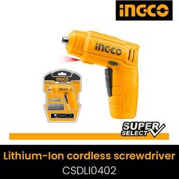 ingco CSDLI0402 Lithium-Ion cordless screwdriver CSDLI0402 Collated Screw Gun-picture-28