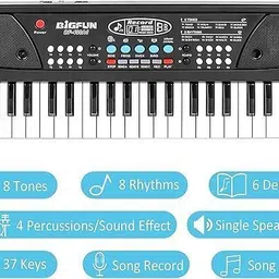 kettoby Kids Piano with Mic 37 Keys Electronic Keyboard Toy Educational Musical Toys image 4