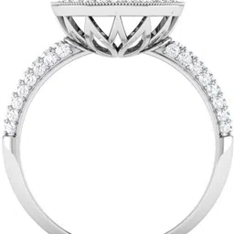 avsar R3876 14kt Cubic Zirconia White Gold ring-picture-28