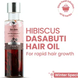 nat habit Hibiscus Amla Hair Growth Winter Hair Oil With 16 Herbs Hair Oil-picture-20