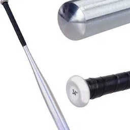 owlix 34 inches Heavy Professional Quality Metal Baseball Bat Silver Alloy Baseball Bat For 15+ Yrs-picture-24