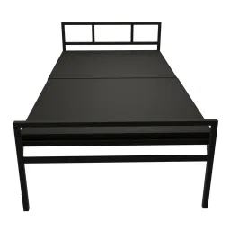 sahni industries Metal Folding Bed In Black Colour image 4