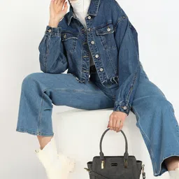 bellissa Women Grey Hand-held Bag - Regular Size image 2