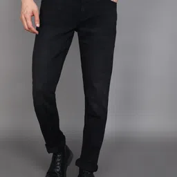 ducati Men Slim Mid Rise Black Jeans-picture-10