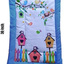 new meera manufacturing Soft Cotton Baby Godari Bed Sheet for Crib | Comfortable Newborn Bedding Set image 2