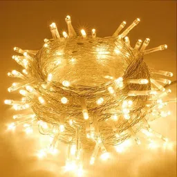 gift kaunsa de 40 LEDs 15 m Yellow, Red, Multicolor, White, Gold Steady String Rice Lights-picture-33