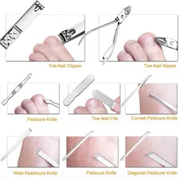 skinplus 12 In 1 Professional Manicure Pedicure Kit (Set of 12) image 2