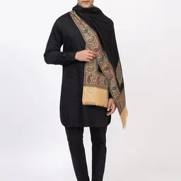 Pashgiri Wool Embroidered Men Shawl image 3