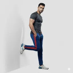 unfld Men Solid Multicolor Track Pants image 3