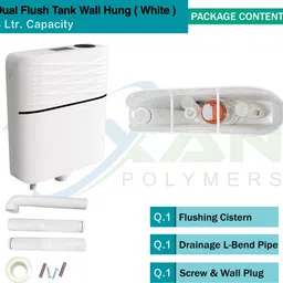 taxan DIAMOND-WHITE Dual Flush Tank image 4