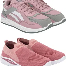 birde Pack Of 2 Combo Lightweight Weight Comfortable Shoe Running Shoes For Women-picture-15