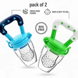 tinny mall Baby Fruit Feeder/Nibbler & Teether Fresh Food Pacifier for Infants (Pack of 2) Teether and Feeder-picture-22