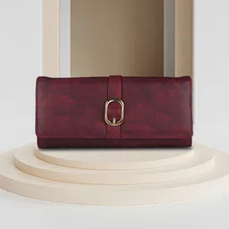 alsu Casual, Party, Formal Maroon Clutch image 2