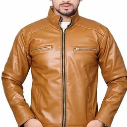 n f traders Men Solid Leather Jacket-picture-16
