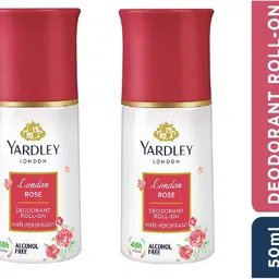 yardley london (London Rose Roll-On 50ml) Pack Of 2 V Deodorant Roll-on - For Women-picture-25