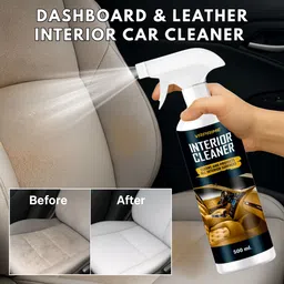 vrprime Car Interior Cleaner Spray For Dashboard, Seats & All Interior Surfaces Leather, Plastic & Fabric | AC Vents Tough Stain Cleaner Vehicle Interior Cleaner-picture-23