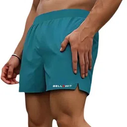 bellwit Solid Men Blue Sports Shorts-picture-13