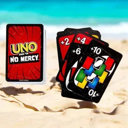 doabealle toys UNO Show ‘em No Mercy Card game the most brutal edition of UNO ever! premium quality and with special travel paper box included +1 image 3