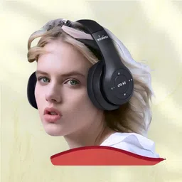 tws Compact Foldable Headphones with Mic & SD Card Support_JT Bluetooth & Wired Headset image 1