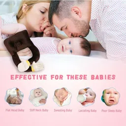 synlark Pillow Cotton Solid Baby Pillow Pack of 1 image 3