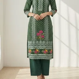 gujari Unstitched Polyester Multi-purpose Fabric Printed image 5