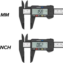 prl traders Digital Vernier Caliper Caliper 0–150 mm/0–6 inch Metric/Imperial Dual Reading Electronic Aero Space Digital Vernier Digital Caliper (0-150 mm) Electronic Digital Vernier Caliper with Extra Large LCD Screen Paquimetro Micrometer With Box, 150mm (0 - 6 Inches) Metric or Imperial Dual Reading, Fine Adistment Roller, Hardened Stainless Steel, Four Measurement Functions, Inch/Fractions/Millimeter Conversion digtal calipr Digital Caliper Digital Caliper (150 mm mm) Digital Vernier Caliper Caliper 0–150 mm/0–6 inch Metric/Imperial Dual Reading Electronic Aero Space Digital Vernier Digital Caliper (0-150 mm) Digital Caliper image 3